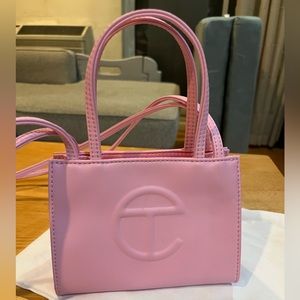 Telfar Small Shopper Tote Bubblegum pink
